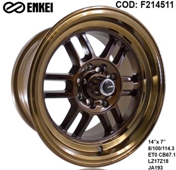 AROS # 14X7 8X100-114 ET0 LZ17Z18 JA193